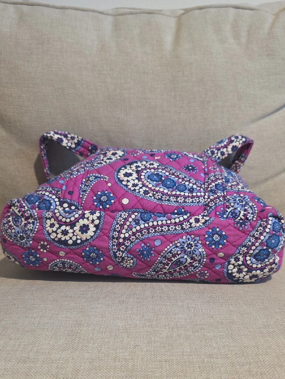 Vera Bradley Pink Paisley Quilted Tote